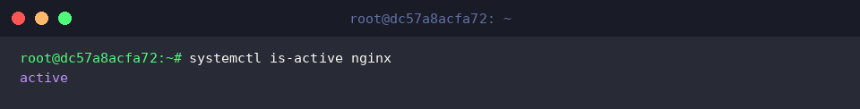 Verifying revived active status following service restart