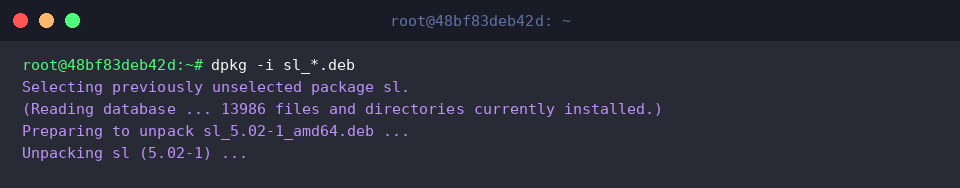 Deploy package using dpkg -i