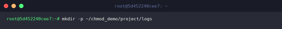 Creating project folder structure