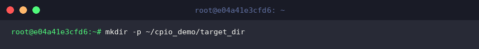 Bereitstellung des Zielordners für den Spiegelungsprozess