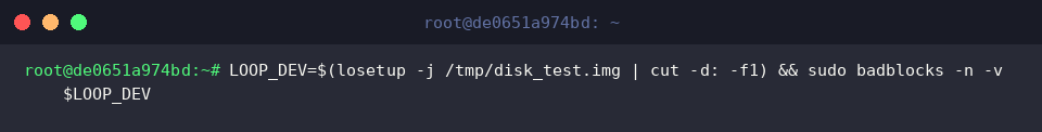 Executing non-destructive read-write diagnostics