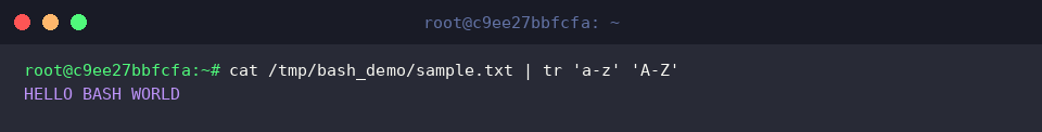 Texttransformation über Pipeline