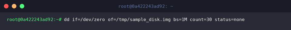 Creating raw disk image file via dd