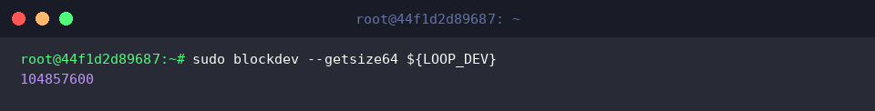 Extracting 64-bit device size in bytes