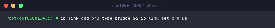 Bridge-Interface br0 anlegen und aktivieren