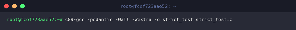 c89-gcc -pedantic -Wall -Wextra -o strict_test strict_test.c