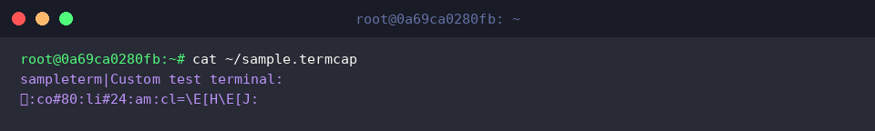 cat ~/sample.termcap
