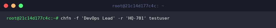 Selectively update individual GECOS attributes