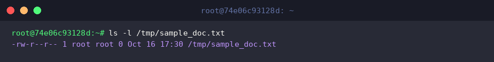 ls -l /tmp/sample_doc.txt