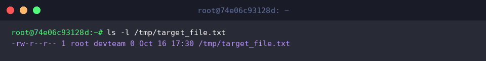 ls -l /tmp/target_file.txt