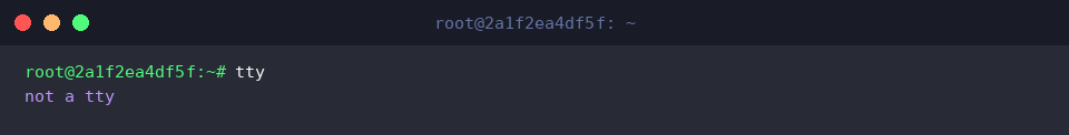 Inspecting TTY status