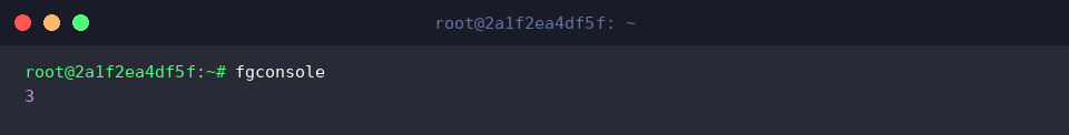 Verifying foreground console state after deallocation