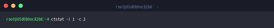 Inspect refreshed conntrack counters