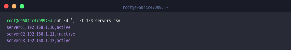 Slice column ranges