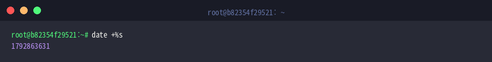 Retrieving current Unix epoch integer