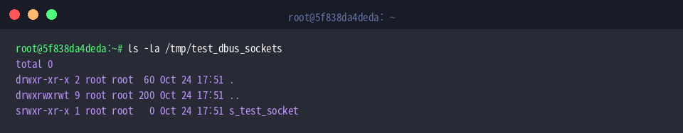 Statuskontrolle der Socket-Datei nach dem Bereinigungsversuch