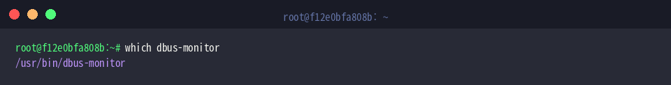 which dbus-monitor