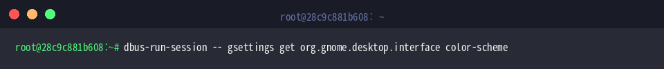 Querying color-scheme preference via gsettings