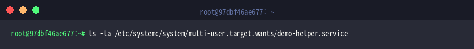 Inspecting multi-user.target.wants symlink