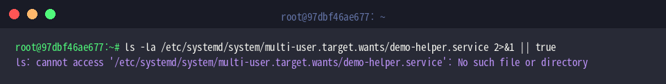 Confirming symlink removal in target directory